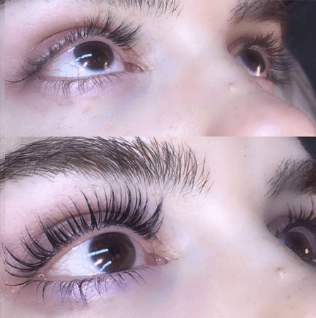 Before & After - Lash Lift
